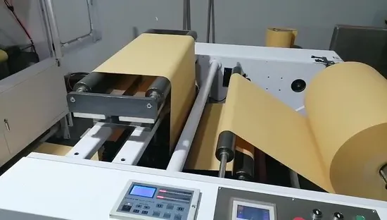 Macchina per la produzione di sacchetti di carta con fondo quadrato automatico per imballaggio economico stampato con logo personalizzato riciclato