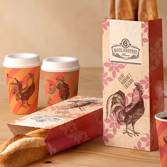 Biscotti sandwich per alimenti a fondo quadrato completamente automatici ad alta velocità Cioccolato Fast food Sacco di carta marrone Kraft che fa macchinari per la produzione di prezzi per la produzione di sacchetti di carta